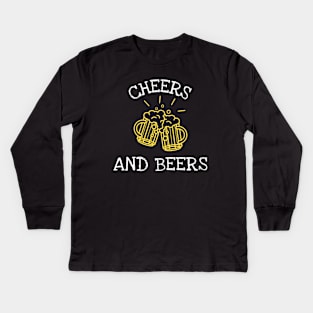 Cheers Beers Kids Long Sleeve T-Shirt